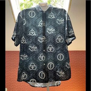 Led Zeppelin button down